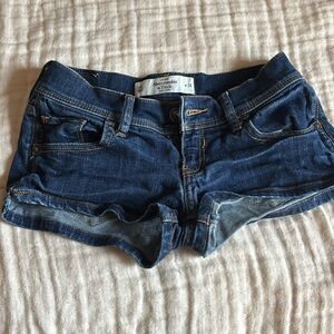 abercrombie jean shorts
